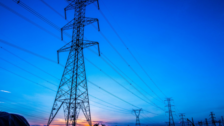 Foto van electriciteitsmasten